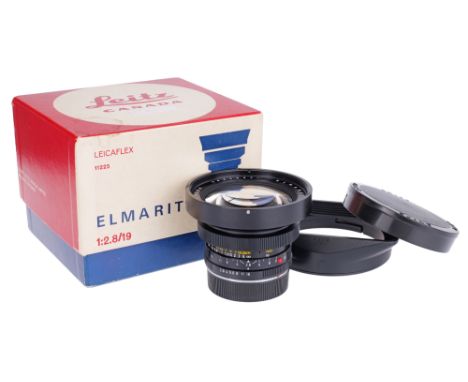 3-Cam, black, serial no. 2869097, body, VG-E, elements, VG, some light internal haze, complete with caps, lens hood and maker
