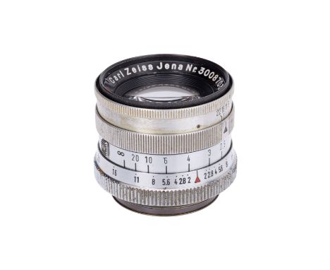 Leica L39 rangefinder coupled mount, chrome, serial no. 3008703, body, G, focusing only moving under force, elements, G-VG, s
