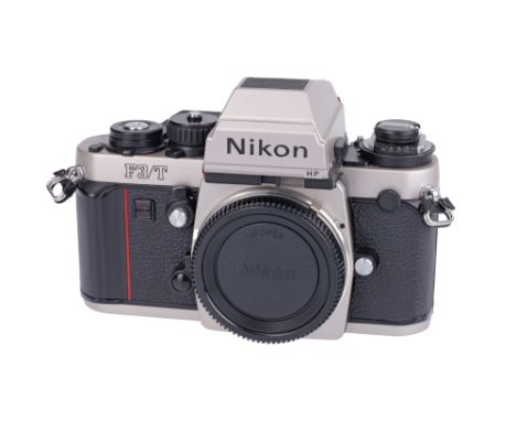 1983-85, titanium, serial no. T8209300, body, VG, shutter working