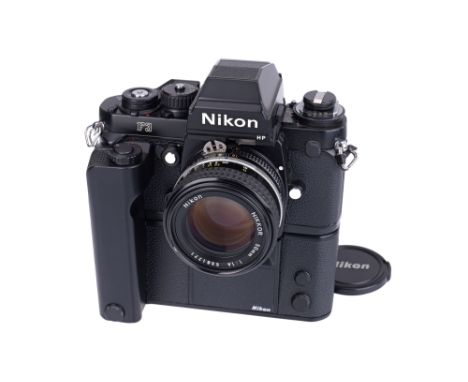 1983-, black, serial no. 1510597, with Nikon Ais Nikkor f/1.4 50mm lens, black, serial no. 5381771, body, VG-E, shutter worki
