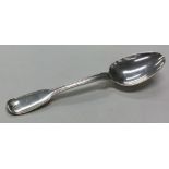 PAUL STORR: A silver dessert spoon.