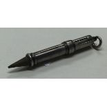 A novelty Victorian silver pencil.