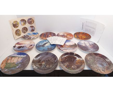 LOTR - COLLECTION OF DANBURY MINT LORD OF THE RINGS PLATES