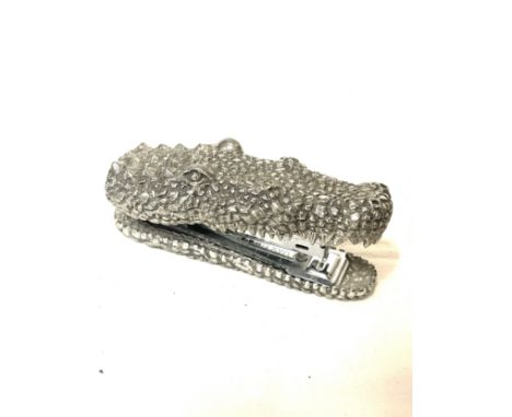 Novelty Pewter crocodile head stapler 