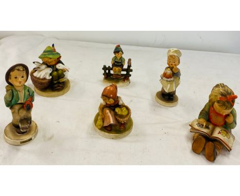 Selection of 6 West Germany Goebel/ Hummel figures 