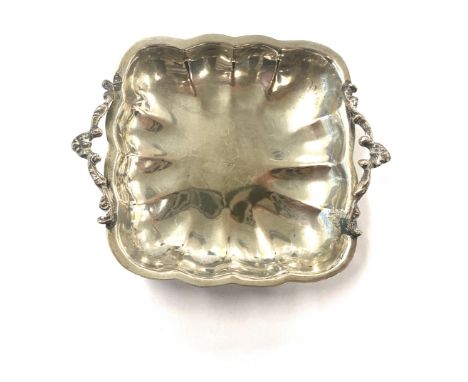 Silver hallmarked trinket dish hallmarked 900 