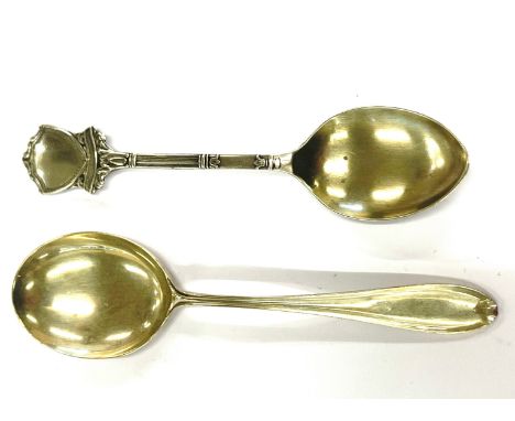 Large selection of silver items includes Vintage London silver spoons, approximate weight 27.5g,1929 Birmingham dessert knife
