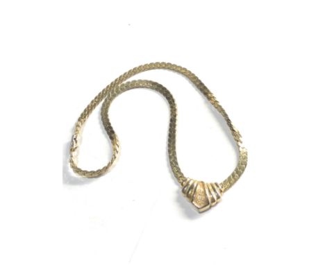 Vintage Christian dior gold tone necklace 