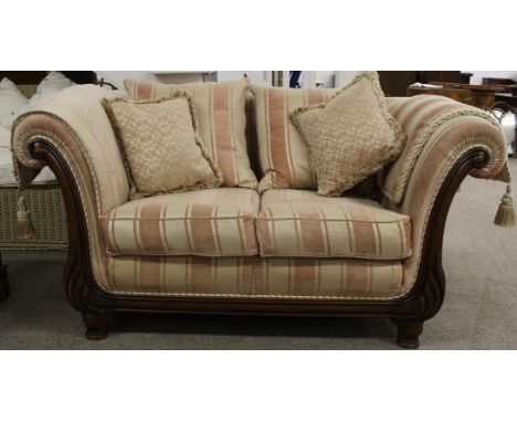 Gascoignes design front sprung 2 seater sofa, D 108cm x H 81cm x W 155cm