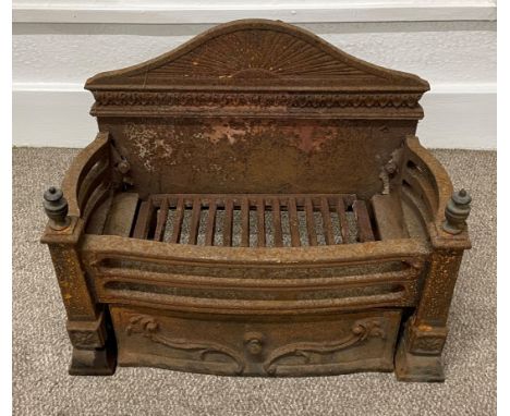 Cast iron fire grate W 53cm D 30cm