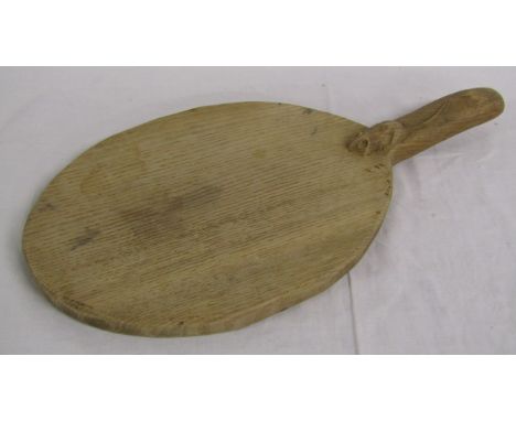 Robert Thompson of Kilburn Mouseman cheese board - approx. 8.5cm x 38cm&nbsp;