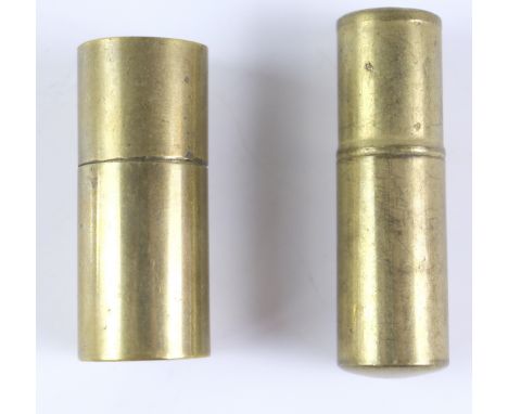A Second World War Utility Lighter together with one other brass cigarette lighter