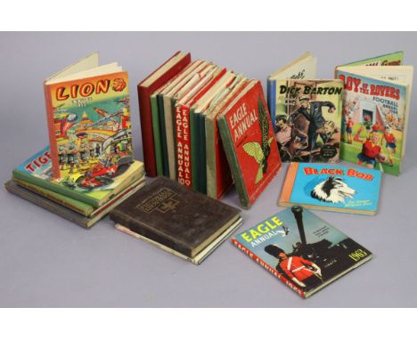 Ten volumes “Eagle Annual” (No. 1 – 11; together with various other vintage annuals &amp; books. 