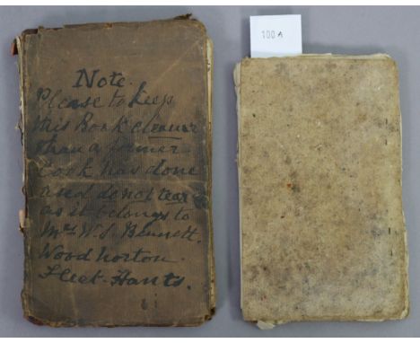 An early 19thC manuscript recipe book of beverages, treatments, &amp; household products; including “To Make People in a room