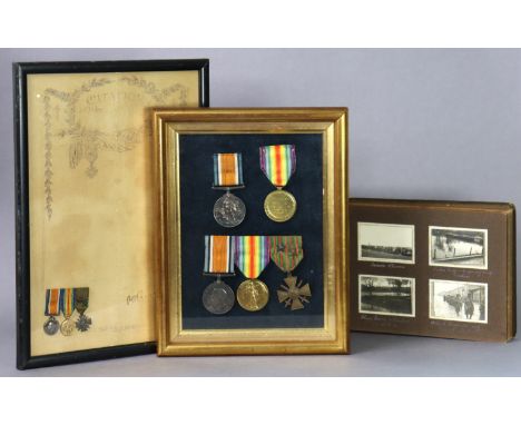 The First World War medals &amp; photographic record of Percy Douglas Drysdale, attached to the Section Sanitaire Anglaise No