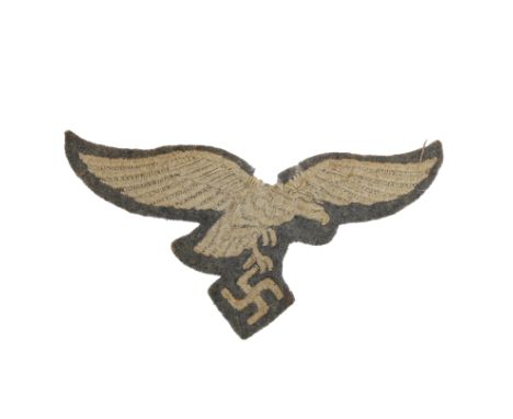 SECOND WORLD WAR GERMAN LUFTWAFFE BREAST EAGLE. Second world War German Luftwaffe O/R's Breast Eagle (Brustadler fur Mannscha