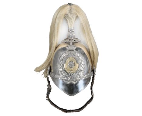 OFFICERS FULL DRESS HELMET TO THE 1ST WEST YORKSHIRE YEOMANRY CAVALRY (YORKSHIRE DRAGOONS). An officers full dress helmet to 