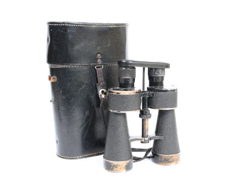 WW2 GERMAN NAVAL BINOCULARS BY ERNST LEITZ. Second World War German naval binoculars, 7 x 50 magnification, marked to casing 