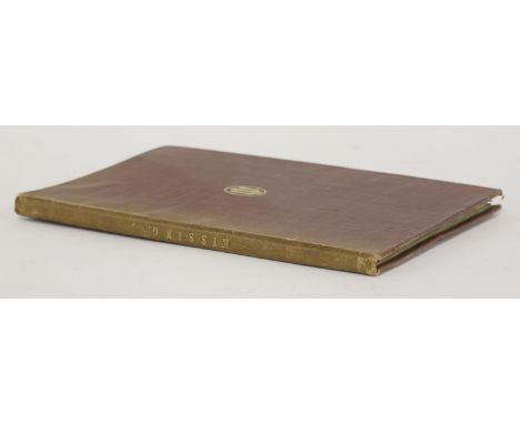 ORIGINAL UNPUBLISHED MANUSCRIPT:Simpson, William (Crimea Simpson):Kissing,Dated 1883; tipped-in hand written and illustrated 