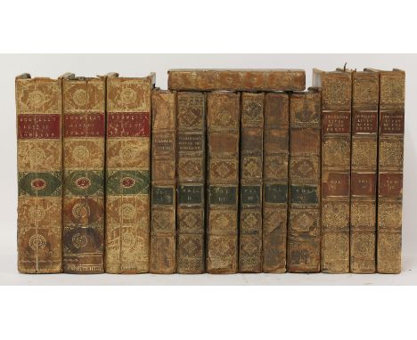 BOSWELL, ETC:1.  Boswell, J: The Life of Samuel Johnson.  In three volumes.  L, Henry Baldwin, 1793.  With a frontis portrait