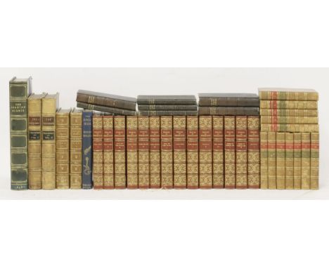 BINDING:1.  Eliot, George (Mary Ann Evans): The Works.  Fourteen volumes of the standard edn.  Edinburgh, W Blackwood, nd, c.