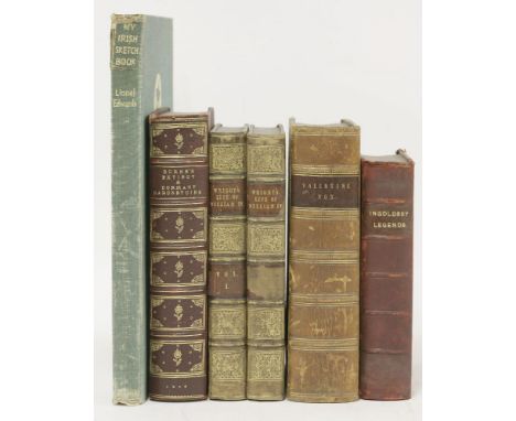 BINDING AND ILLUSTRATION:1.  Rackham, A (illustrator): Ingoldsby Legends.  1910, half leather prize binding.  Covers little w