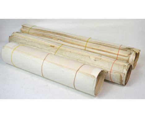 A collection of approx sixty Ordnance Survey maps of varying sizes, predominantly from the 1880s, 1920s and 1950s, including 