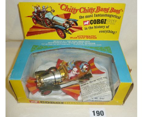 Boxed Corgi Chitty Chitty Bang Bang diecast scale model