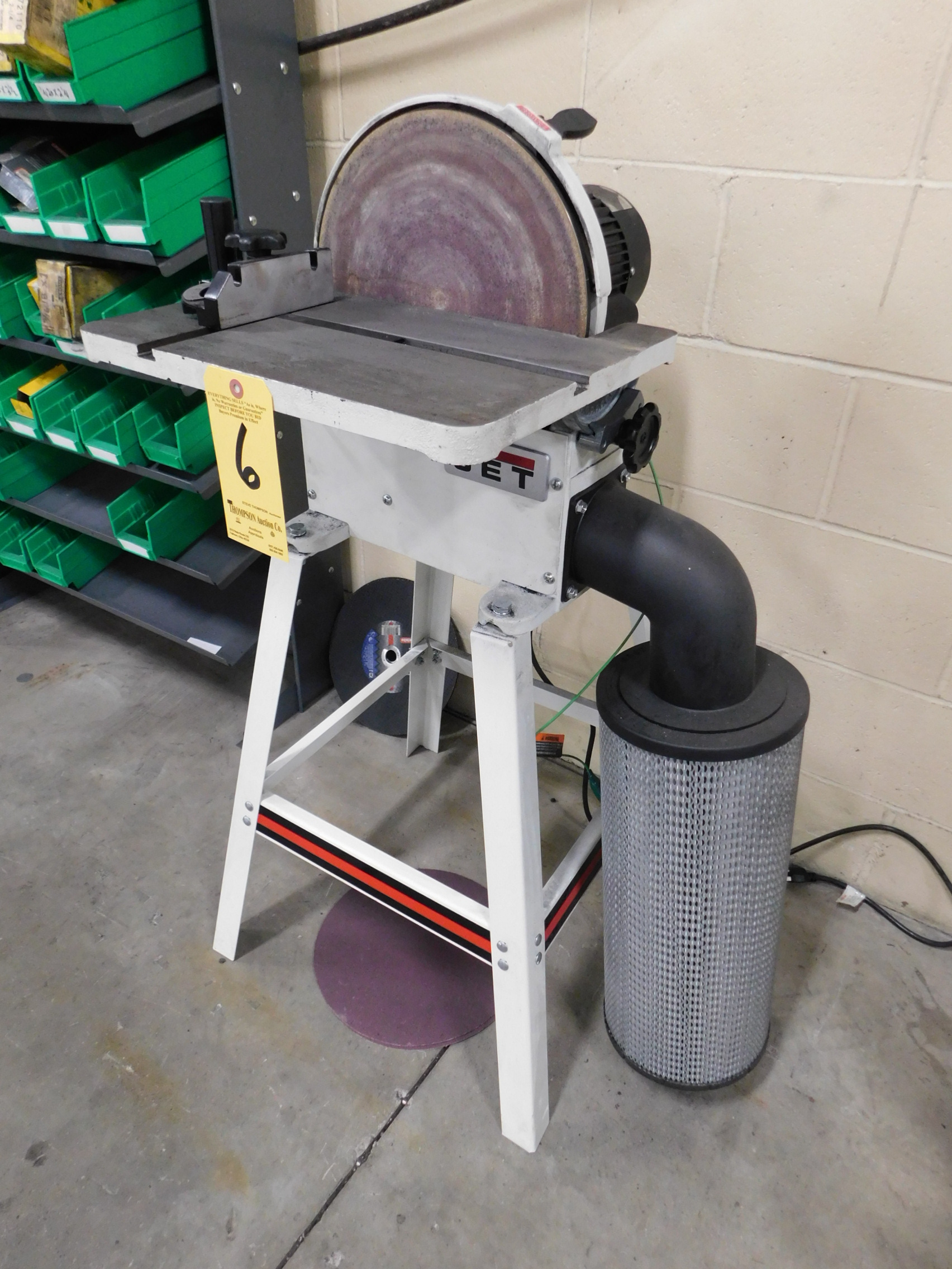 Jet Model JDS12B Disc Sander, 12 Inch, with Stand, 115V, 1 phs