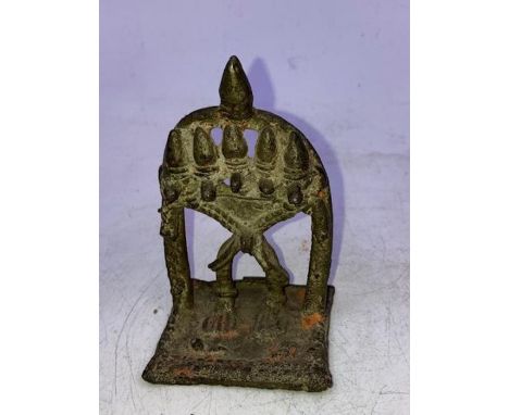 A 19th cent Indian bronze deity&nbsp;