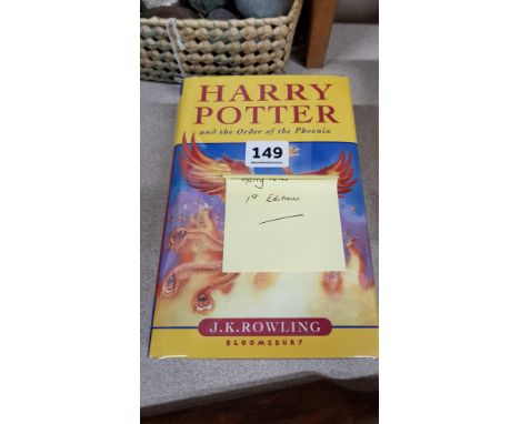 HARRY POTTER FIRST EDITION ORDER OF THE PHOENIX