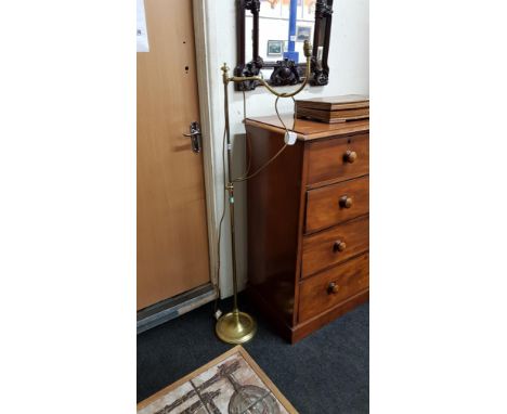 RISE AND FALL BRASS LAMP 