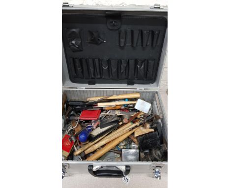 CASE OF JEWELLERS TOOLS 