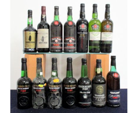 4 bts Cockburns Special Reserve Port bs 1 bt Cockburns Fine Old Ruby Port 1 bt Warres Fine Selected Ruby Port 1 bt Taylors Sp