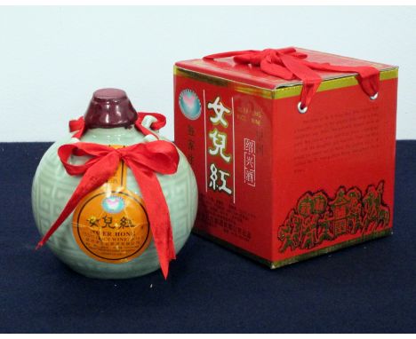 13 x 750ml Ceramic Decanters Shaoxing Nu Er Hong Rice Wine  ind gift box