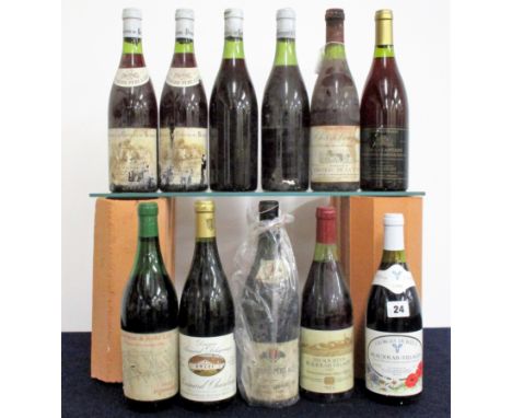 1 bt Pommard 1961 BB&amp;R EB ls/lms 1 bt Pommard Chanlins Vintage Unknown Dom Bernard Delagrange bs/torn '1995' handwritten 