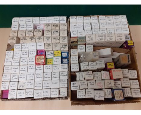 A quantity of vintage radio valves to include Marconi ECH81 valves, 1957 Mullard EABC80 valves, 1960 Mullard EM84 valves and 
