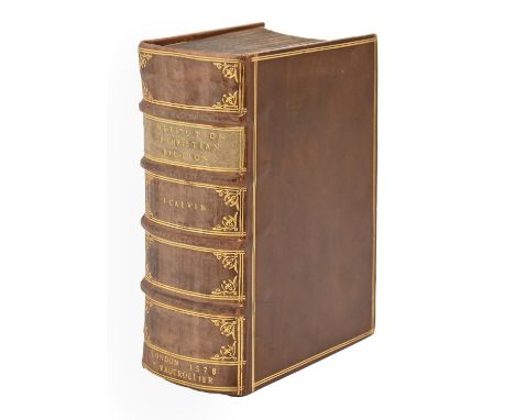 Calvin (John) &amp; Norton (Thomas, translator), The Institution of Christian Religion [...], fourth English edition, London: