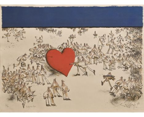 Ronald Searle&nbsp;CBE RDI (1920-2011) - The Mysterious Object, signed, titled, dated 73 and numbered 70/99 in pencil by the 