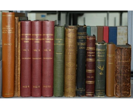 Nottinghamshire &amp; Derbyshire. Deering (Charles, MD), Nottinghamia Vetus et Nova [...],&nbsp;first edition, Nottingham: Pr
