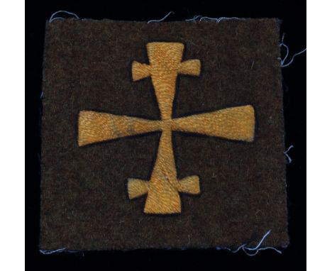 A British Army 59th Division cloth shoulder patch.