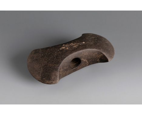 Battle axe from a Norse culture, 3000-1700 BC.Stone.Provenance: private collection, Mèzières-lez-Cléry, France. Acquired by i