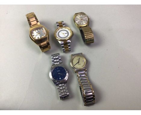 VINTAGE TISSOT SEASTAR WATCH, AND OTHER WATCHES comprising Waltham, Roamer, Limit and Montine