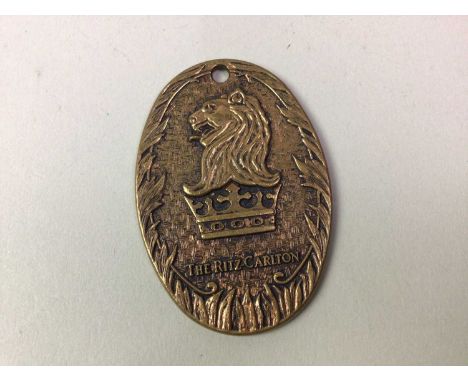 VINTAGE KEY FOB, for the Ritz Carlton hotel