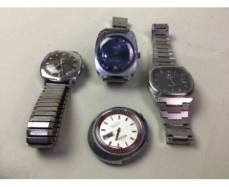 VINTAGE TISSOT SEASTAR WATCH, AND OTHER WATCHES along with other watches, including Bauler Tasmania, Limit and CronelQty: 4