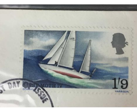 THREE ALBUMS OF FIRST DAY COVERS, along with loose covers British