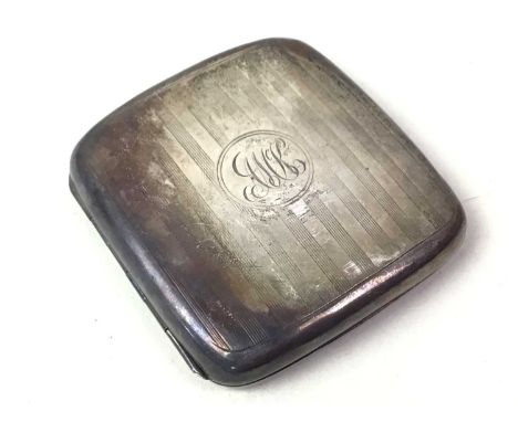 TWO SILVER CIGARETTE CASES, one with monogramQty: 260g