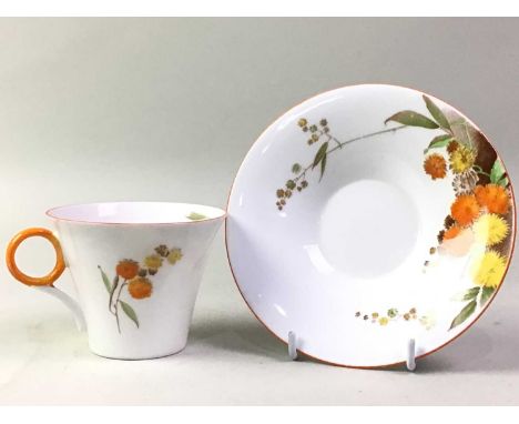 SHELLEY PART TEA SERVICE, with floral decoration, pattern no. 2255