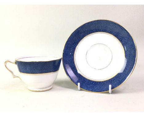 CRESCENT & SONS PART TEA SERVICE, ALONG WITH A CROWN STAFFORDSHIRE PART TEA SERVICE the Crescent &amp; Sons tea service with 