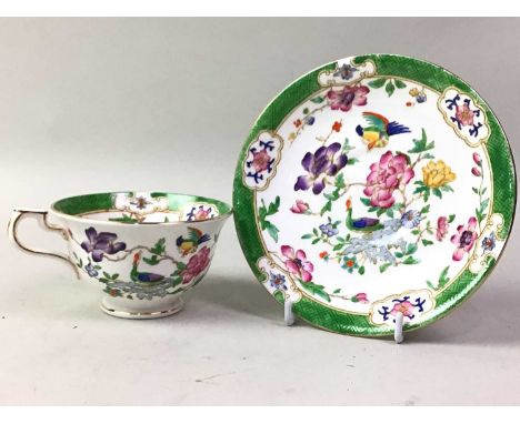 TWO PART TEA SERVICES, comprising Allertons and Paragon